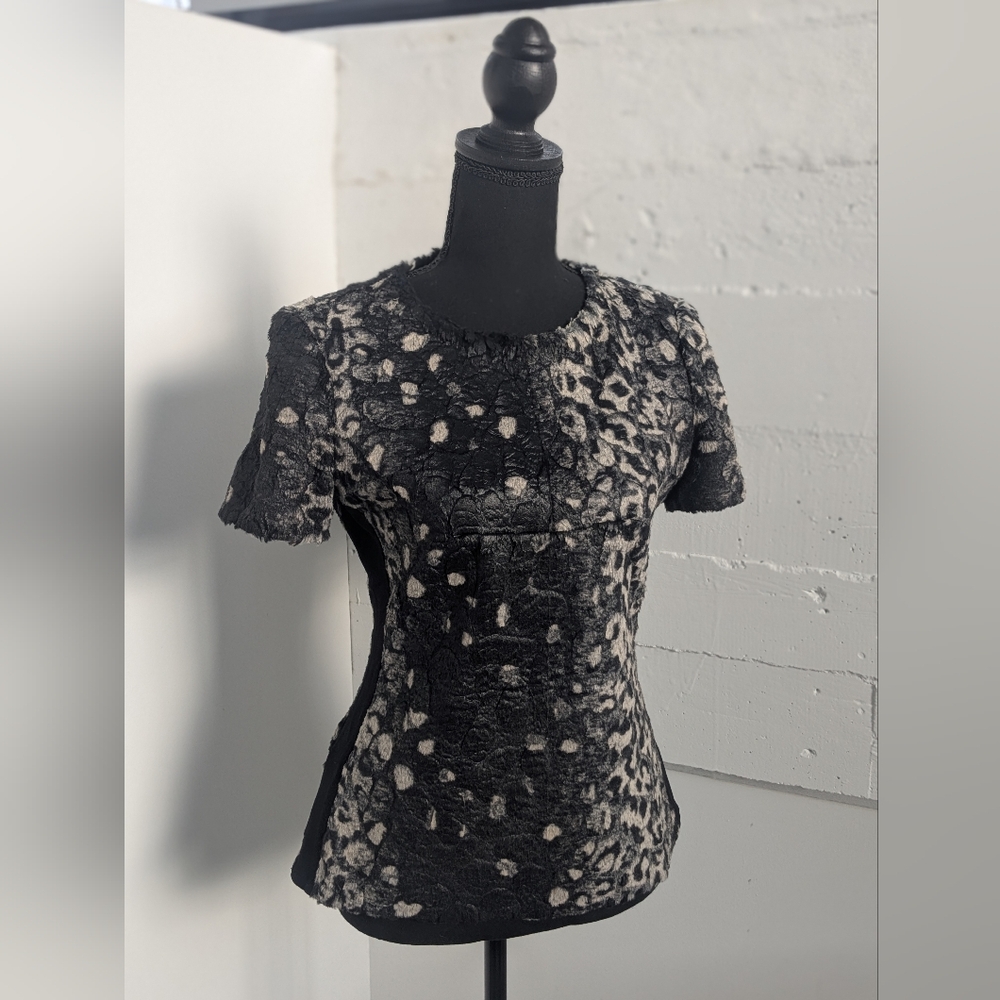 BCBGMazAzria Textured Top